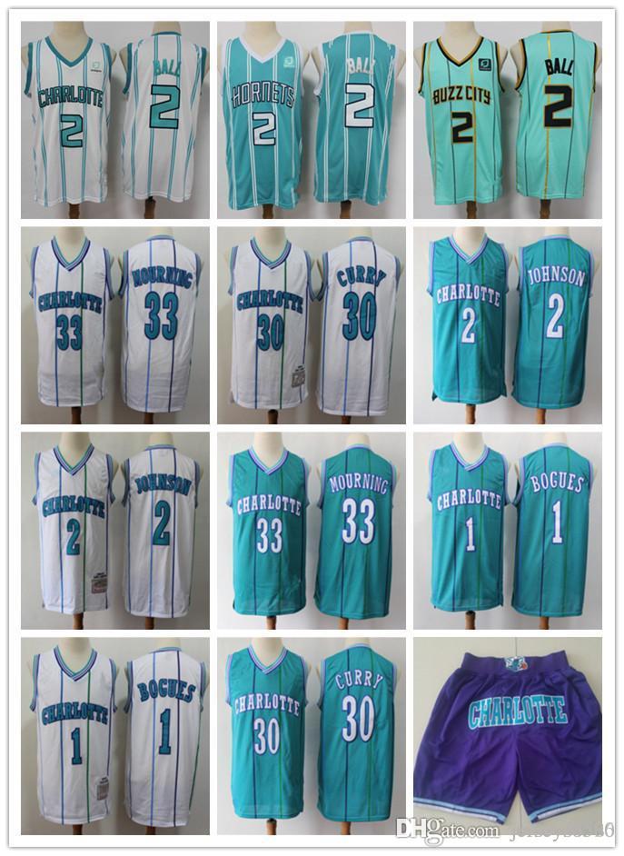 Mens CharlotteHornetsJersey 33 Alonzo Mourning 2 Larry Johnson 1 Bogues 30 Dell Curry 2 LaMelo Ball Basketball Shorts Jerseys, Color
Mens CharlotteHornetsJersey 33 Alonzo Mourning 2 Larry Johnson 1 Bogues 30 Dell Curry 2 LaMelo Ball Basketball Shorts Jerseys, Color