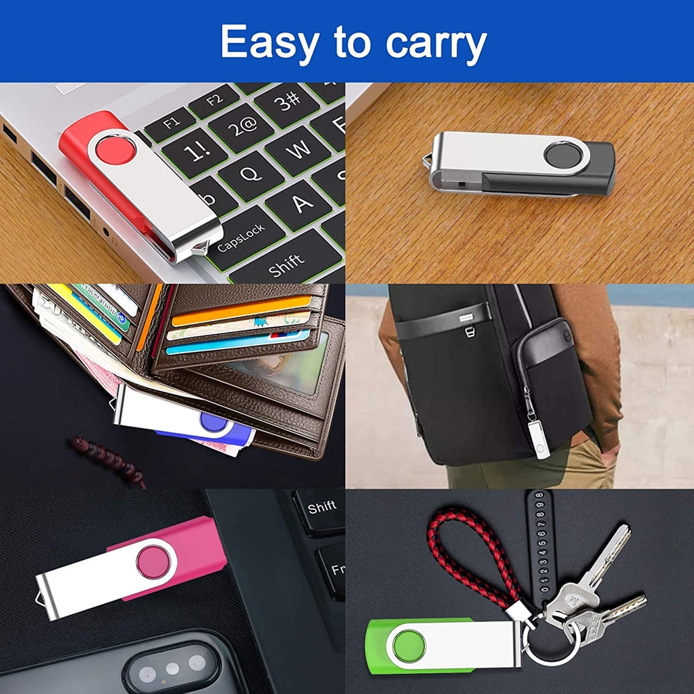 Colorful 360° Rotation 512MB 1GB 2GB 4GB 8G 16G 64GB 128GB USB Flash Drives Memory Stick Thumb Drive Logo Whole