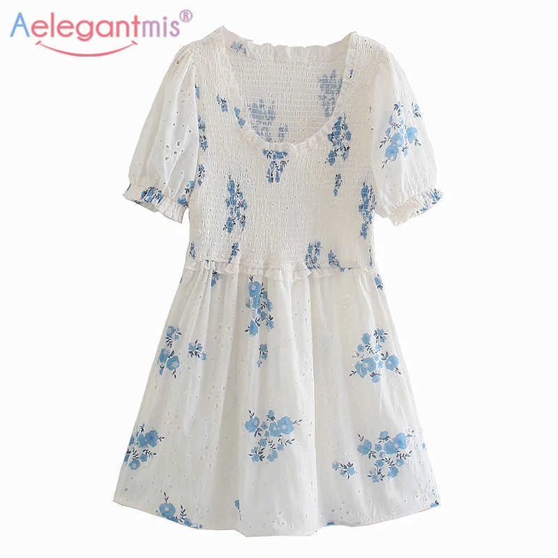 Aelegantmis Fashion Sexy Hollow Puff Sleeve Mini Dress Women Korean Chic Print Dresses A Line Elastic Waist Female Vestidos 210607, As shown
Aelegantmis Fashion Sexy Hollow Puff Sleeve Mini Dress Women Korean Chic Print Dresses A Line Elastic Waist Female Vestidos 210607, As shown