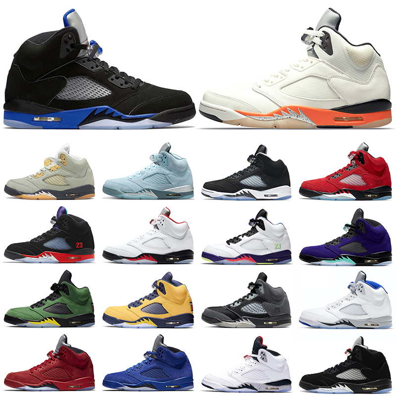 2022 Jumpman 5 Men Basketball Shoes 5s Shattered Backboard Oreo Racer Blue Jade Horizon Bluebird Raging Bull White Cement Mens Sports Trainers Size 40-47, #23 quai 54 black 40-47
2022 Jumpman 5 Men Basketball Shoes 5s Shattered Backboard Oreo Racer Blue Jade Horizon Bluebird Raging Bull White Cement Mens Sports Trainers Size 40-47, #23 quai 54 black 40-47