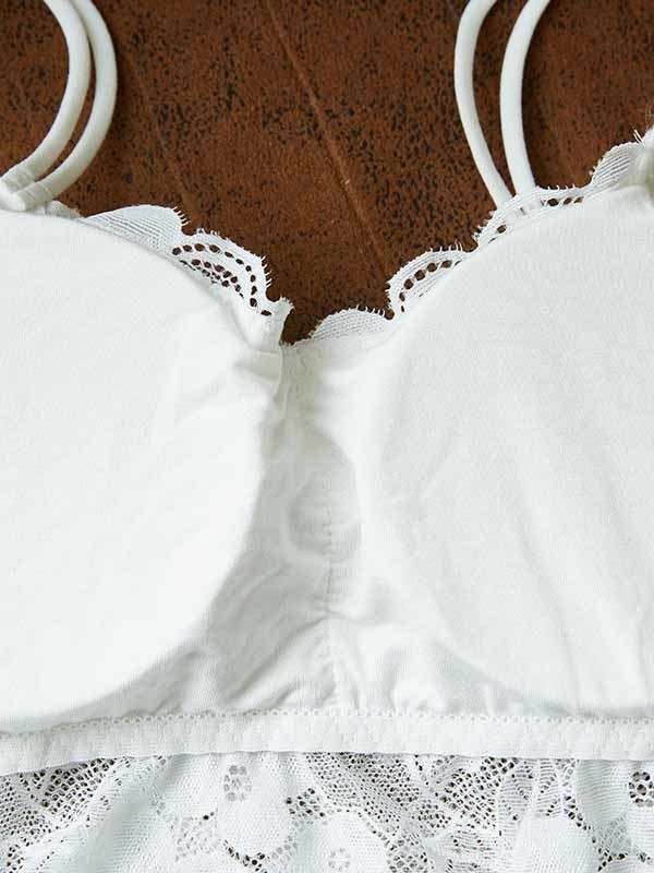 Fashion Women Bralette Bra Female Tops Female Lace Strap Wrapped Chest Shirt Top New Underwear Bras For Women T200609