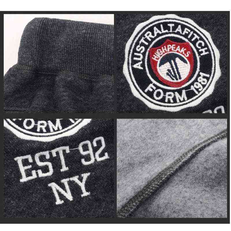 Winter Pants Men Thick Cotton Sweatpants Full Length Trousers soft and breathable joggers size S to 3XL 211112