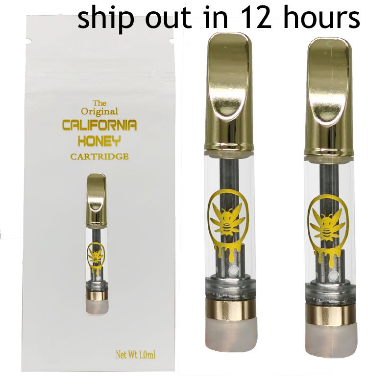 0.8ml 1.0ml California Honey cartridges Gold Atomizer Vape cartridge packaging Empty disposable vaporizer pen 510 glass tanks Retail Bag
0.8ml 1.0ml California Honey cartridges Gold Atomizer Vape cartridge packaging Empty disposable vaporizer pen 510 glass tanks Retail Bag