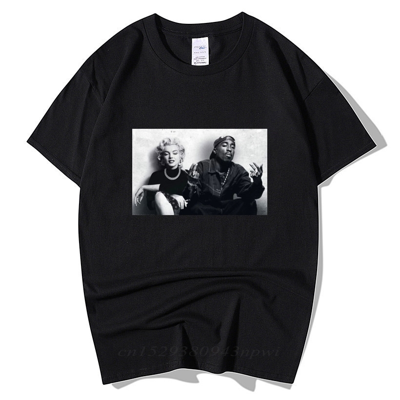 Summer Fashion Design Legends Tupac 2Pac Marilyn Monroe T Shirt Men Casual Hip Hop Short Sleeve Round Neck Cotton T-Shirt, Black
Summer Fashion Design Legends Tupac 2Pac Marilyn Monroe T Shirt Men Casual Hip Hop Short Sleeve Round Neck Cotton T-Shirt, Black