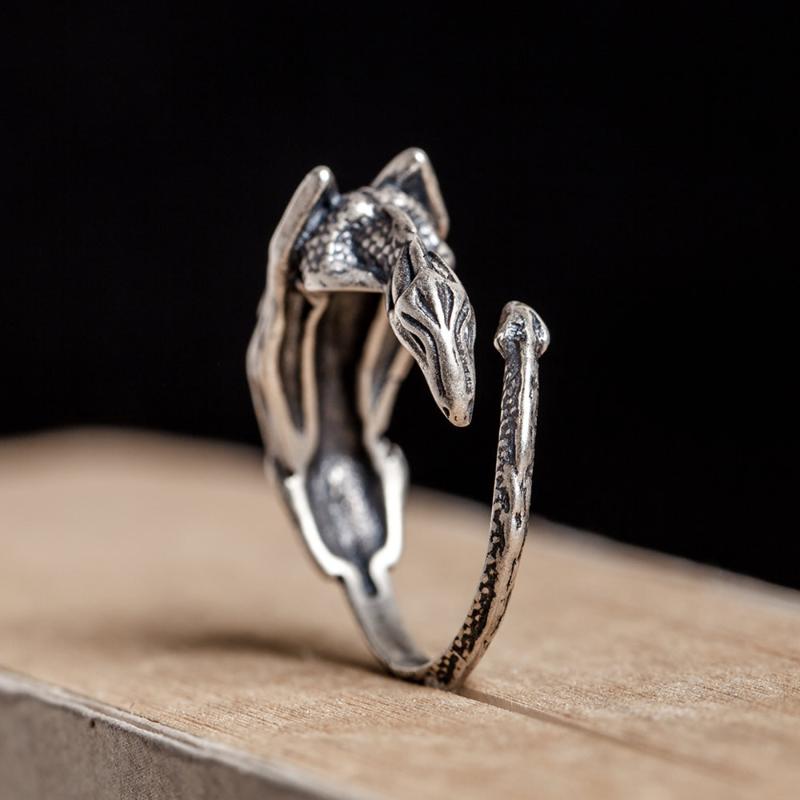 Cluster Rings Genuine 925 Sterling Silver Female Vintage Simple Open Dragon Design Fashion Jewelry For Women Opening Adjustable Ring
Cluster Rings Genuine 925 Sterling Silver Female Vintage Simple Open Dragon Design Fashion Jewelry For Women Opening Adjustable Ring