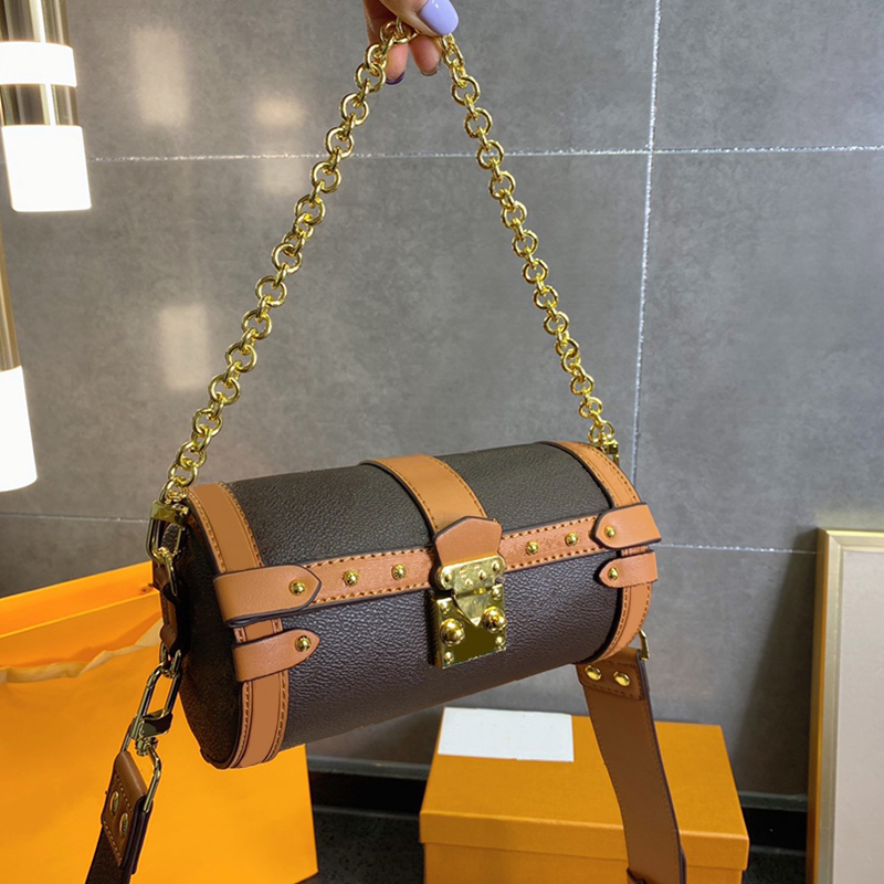 2021 Fashion Latest TRUNK Purses Women Designers Crossbody Bags Round Bucket Bag Luxurys Genuine Leather Wide Shoulder Strap Chain Hanbag, Box(not sale separately)
2021 Fashion Latest TRUNK Purses Women Designers Crossbody Bags Round Bucket Bag Luxurys Genuine Leather Wide Shoulder Strap Chain Hanbag, Box(not sale separately)