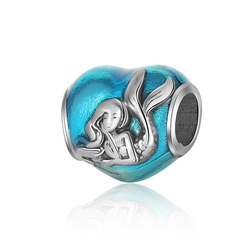 Fit Pandora Charm Bracelet European Blue Mermaid Enamel Silver Charms Beads DIY Snake Chain For Women Bangle Necklace Jewelry
Fit Pandora Charm Bracelet European Blue Mermaid Enamel Silver Charms Beads DIY Snake Chain For Women Bangle Necklace Jewelry