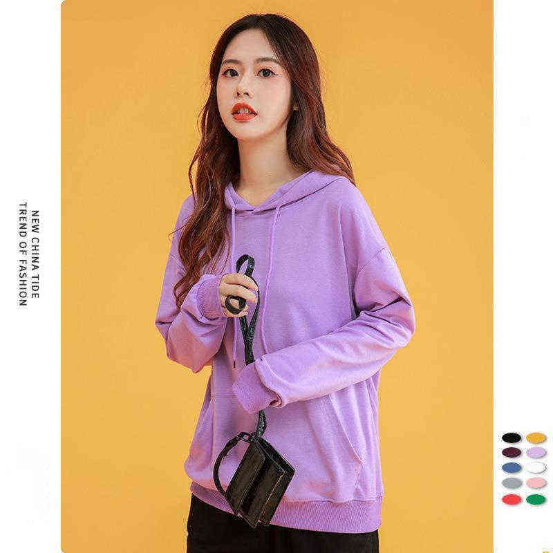 Cotton Hoodies Women Clothing Solid Matching Hoodies For Couple Loose Pullovers Hoodies mens Unisex korean fashion sweetshirts 211104wtt