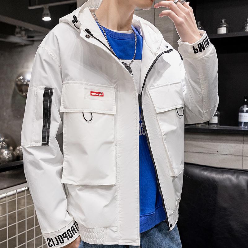 Men's Jackets Hooded Jacket Men Casual Vintage Hip Hop Steetwear Coat Pocket Korean Fashion Windbreaker Youth White Black Autumn 2022, Creamy white
Men's Jackets Hooded Jacket Men Casual Vintage Hip Hop Steetwear Coat Pocket Korean Fashion Windbreaker Youth White Black Autumn 2022, Creamy white