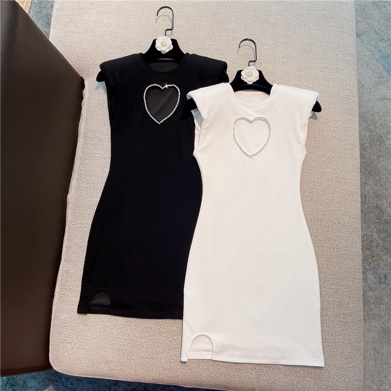 Women Diamonds Sleeveless O-neck Dress Fashion Spring Summer Ladies Knee-length HR337 210525, White
Women Diamonds Sleeveless O-neck Dress Fashion Spring Summer Ladies Knee-length HR337 210525, White