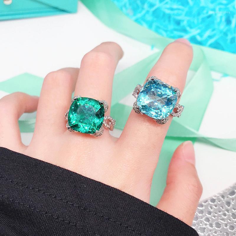 Wedding Rings 2022 Luxury Stainless Steel Sea Blue/Green Zircon Engagement For Women Silver Color Female Jewelry Party Gifts, Slivery;golden
Wedding Rings 2022 Luxury Stainless Steel Sea Blue/Green Zircon Engagement For Women Silver Color Female Jewelry Party Gifts, Slivery;golden