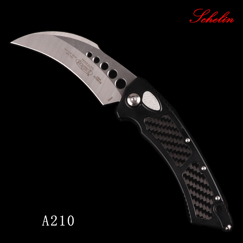 automatic knife Carbon fiber sheet handle mt 166-10 Hawk atuo knives stonewash pocket knife survival outdoor sport folding ot f knives tool
automatic knife Carbon fiber sheet handle mt 166-10 Hawk atuo knives stonewash pocket knife survival outdoor sport folding ot f knives tool