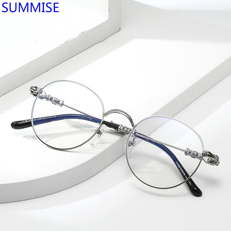 Anti Blue Light Glasses Titanium Eyeglasses Frame Chrome Heart Style Men Women Optical Glasses for ComputerTop Quality, White;black
Anti Blue Light Glasses Titanium Eyeglasses Frame Chrome Heart Style Men Women Optical Glasses for ComputerTop Quality, White;black