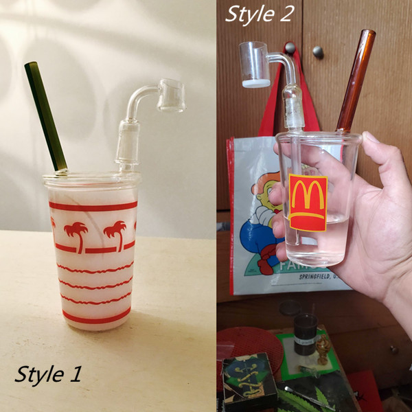 In Stock 8 inch Height Red Coconut tree Clear McDonald's Cup Shape Glass Water Bong Downatem 14 mm male with Banger Dab Rigs
In Stock 8 inch Height Red Coconut tree Clear McDonald's Cup Shape Glass Water Bong Downatem 14 mm male with Banger Dab Rigs