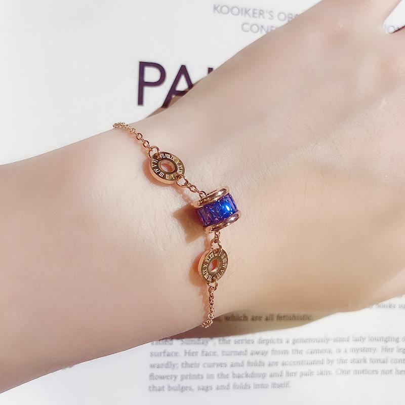Charm Bracelets Fashion Trend Small Fresh Mori Crystal Rose Gold Bracelet Titanium Steel Gift
Charm Bracelets Fashion Trend Small Fresh Mori Crystal Rose Gold Bracelet Titanium Steel Gift
