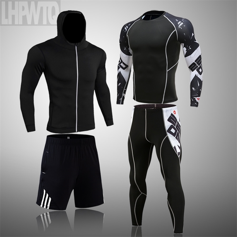 3 Pcs/Sets Men's Training Clothing Suits Cycling thermal Underwear Quick-drying Sportswear Gym Exercise Suit Compression Clothes 210722, 3-piece set
3 Pcs/Sets Men's Training Clothing Suits Cycling thermal Underwear Quick-drying Sportswear Gym Exercise Suit Compression Clothes 210722, 3-piece set