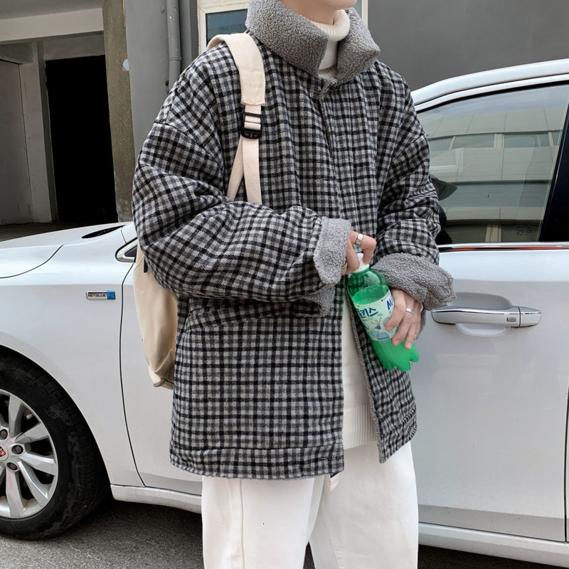 2021 New Winter Cotton Double-sided Plaid Men's Warm Fashion Retro Casual Thick Jacket Men Parka Korean Short Coat Mens Clothes 3eqk, Gray
2021 New Winter Cotton Double-sided Plaid Men's Warm Fashion Retro Casual Thick Jacket Men Parka Korean Short Coat Mens Clothes 3eqk, Gray