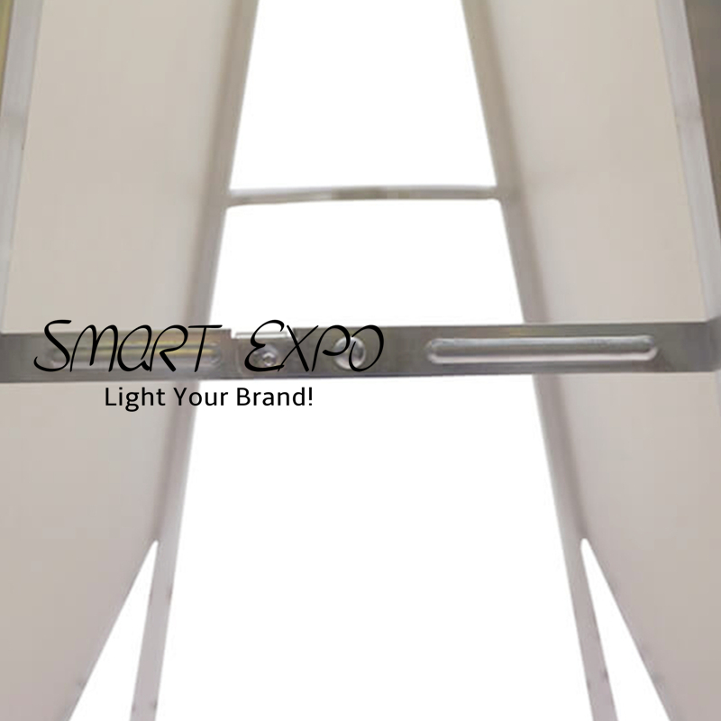 Advertising Display Poster Frames with Header Snap Open Sides