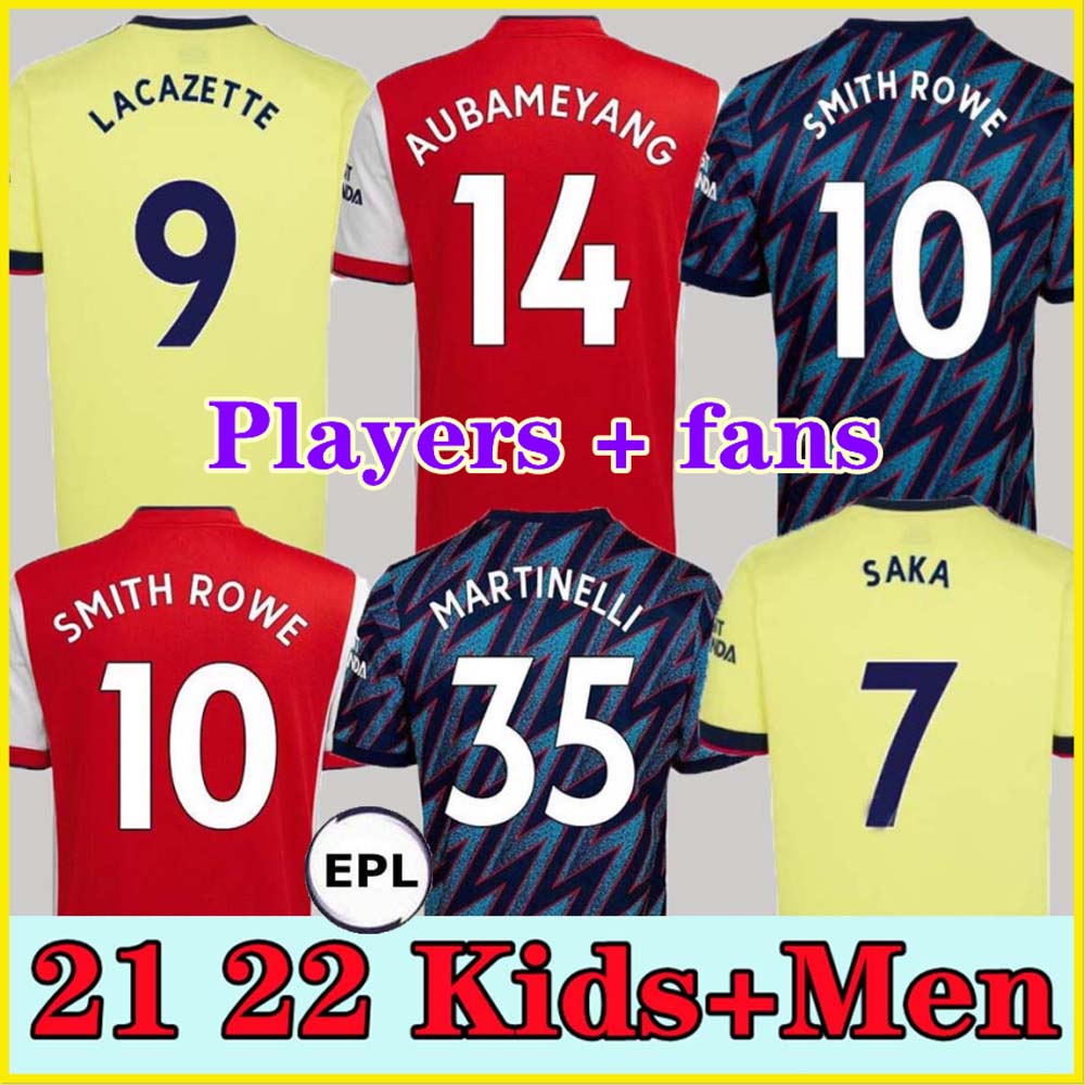 FANS Player version soccer jersey 21 22 THOMAS PEPE SAKA TIERNEY SMITH ROWE 2021 2022 football shirt Kid TAVARES kit uniform HOME SAMBI LOKONGA BEN WHITE Third, 21 22 home adult size:
FANS Player version soccer jersey 21 22 THOMAS PEPE SAKA TIERNEY SMITH ROWE 2021 2022 football shirt Kid TAVARES kit uniform HOME SAMBI LOKONGA BEN WHITE Third, 21 22 home adult size: