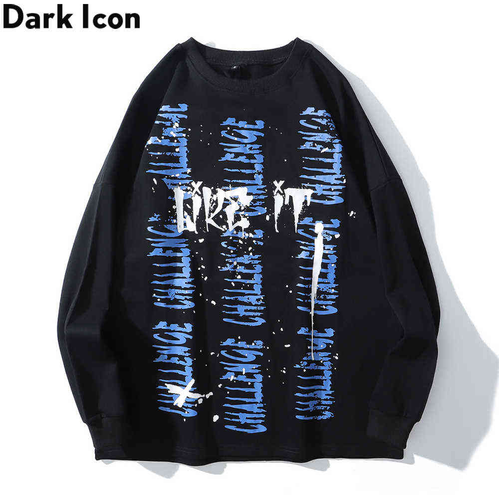 Graffiti Long Sleeved T-shirt Men Crew Neck Hipster Men's Tshirt Man Tee Shirts Male Top 210603, Grey
Graffiti Long Sleeved T-shirt Men Crew Neck Hipster Men's Tshirt Man Tee Shirts Male Top 210603, Grey