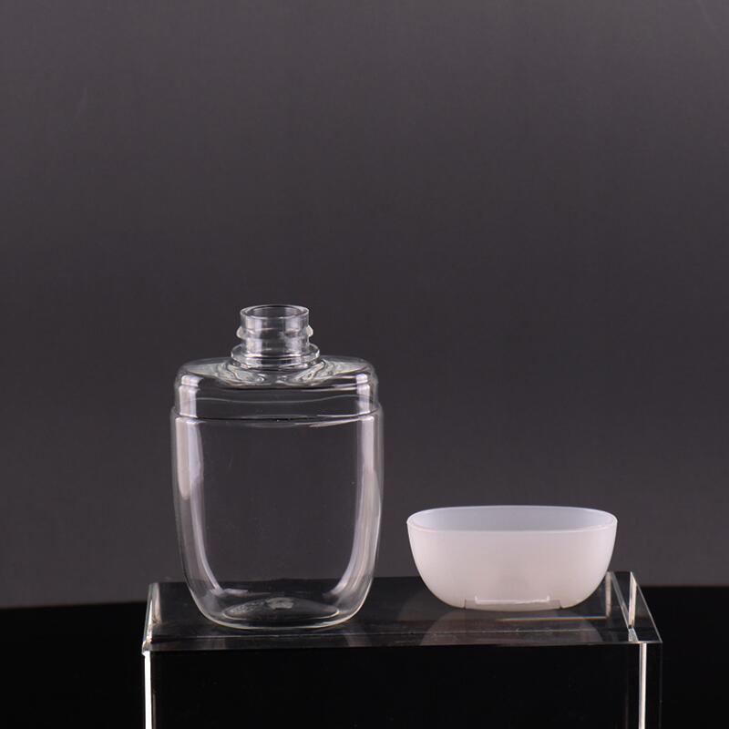 100pcs 30ml Hand Sanitizer Bottle PET Plastic Half Round Flip Cap Bottles Children's Carry Disinfectant hand-washing Sanitizers DH0877