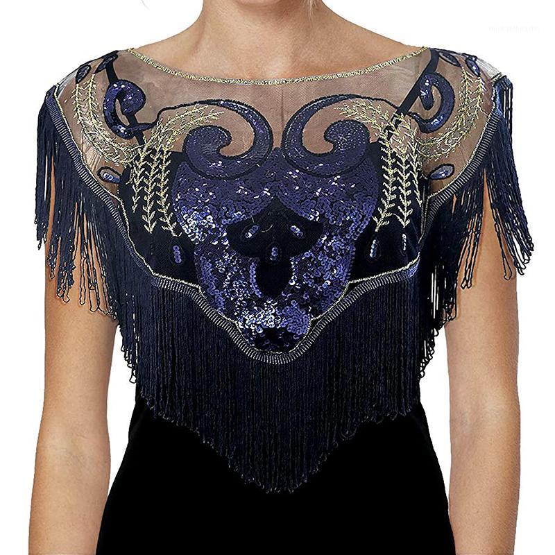 Scarves Women's 1920s Mesh Sequin Wedding Bridal Cape Evening Shawl Wrap Roaring 20's Fringed Gatsby Flapper Dress Accessories
Scarves Women's 1920s Mesh Sequin Wedding Bridal Cape Evening Shawl Wrap Roaring 20's Fringed Gatsby Flapper Dress Accessories