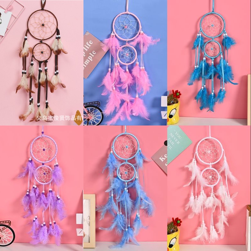 Colorful Wool Dream Catcher Wind Chime Net Home Furnishing Indoor New Trend Pendant Ornament Wall Hanging Feather 10 5xr M2
Colorful Wool Dream Catcher Wind Chime Net Home Furnishing Indoor New Trend Pendant Ornament Wall Hanging Feather 10 5xr M2
