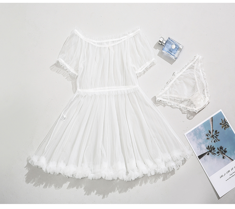 Sexy Underwear Kawaii Princess Women Seepwear Nightgown Perspective Firt with Cute Shorts Temptation Babydo Dress NightDress, Black
Sexy Underwear Kawaii Princess Women Seepwear Nightgown Perspective Firt with Cute Shorts Temptation Babydo Dress NightDress, Black