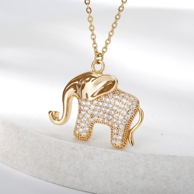 Pendant Necklaces Zircon Elephant Necklace For Women Men Gold Animal Female Chain Unique Clavicle Choker Jewelry Accessories BFF
Pendant Necklaces Zircon Elephant Necklace For Women Men Gold Animal Female Chain Unique Clavicle Choker Jewelry Accessories BFF