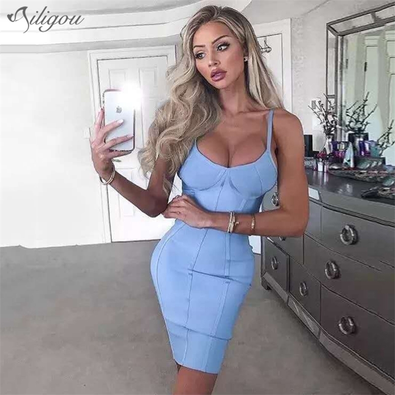 Arrival Women'S Sexy Backless Blue Pink Bandage Dress Summer Designer Fashion Vestido 210525, Sky blue
Arrival Women'S Sexy Backless Blue Pink Bandage Dress Summer Designer Fashion Vestido 210525, Sky blue