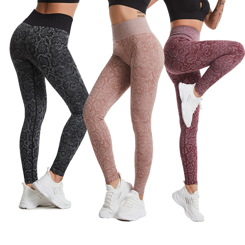 Tracksuits snake pattern Yoga suit large thickened high Beast elastic moisture absorption and sweat wicking sports fitness pants women, Khaki
Tracksuits snake pattern Yoga suit large thickened high Beast elastic moisture absorption and sweat wicking sports fitness pants women, Khaki