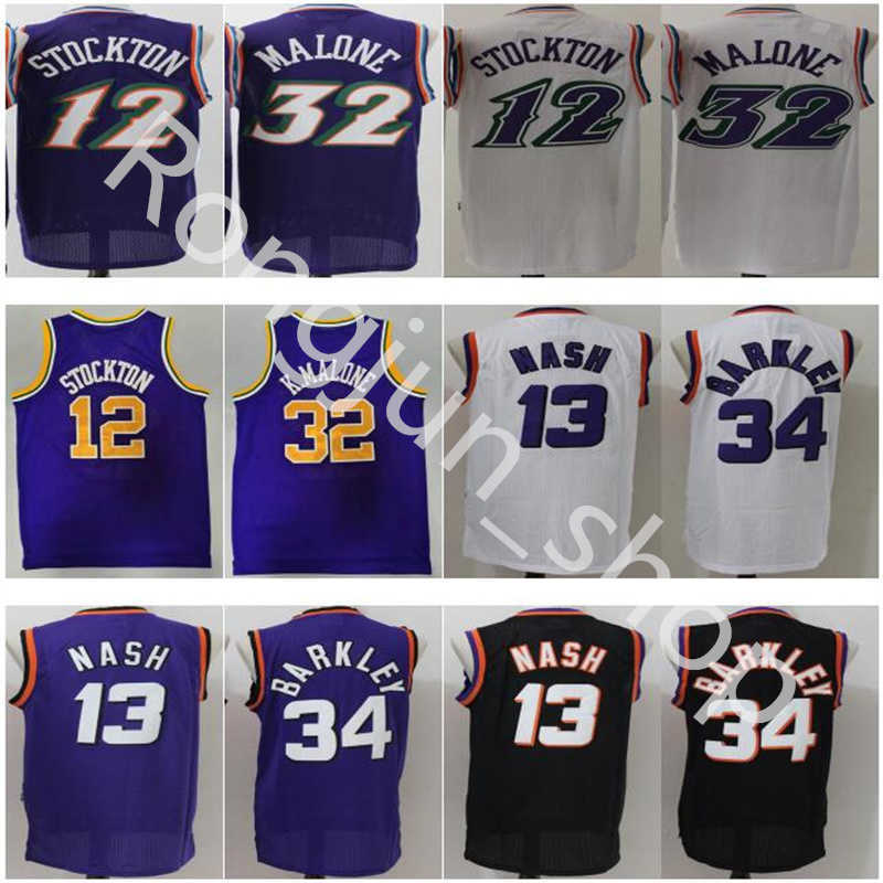 Steve 13 Nash Charles 34 Barkley Jersey 2021 Men Basketball Jerseys Retro Karl 32 Malone John 12 Stockton Stitched White Black Purple Top Quality, As picture
Steve 13 Nash Charles 34 Barkley Jersey 2021 Men Basketball Jerseys Retro Karl 32 Malone John 12 Stockton Stitched White Black Purple Top Quality, As picture