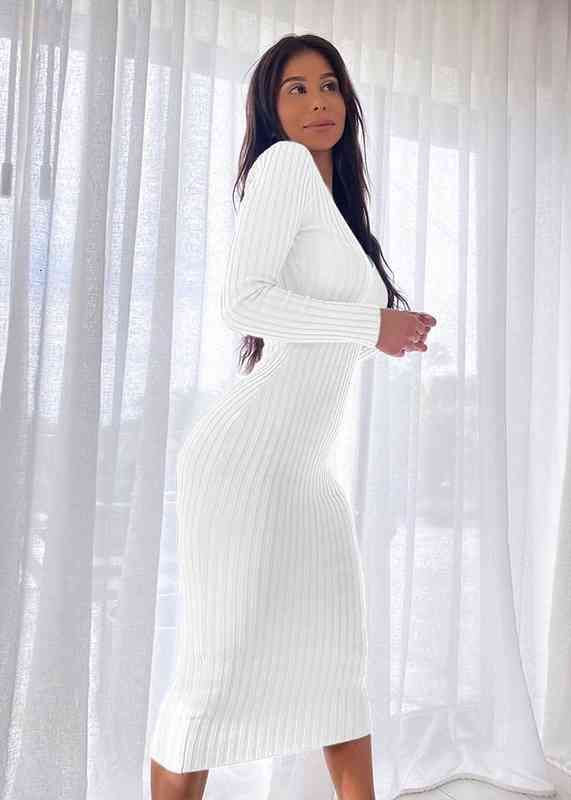 Women Fall Solid Maxi Knitted Dress V Neck Sexy Slim Elastic Oversized Basic Bodycon Long Dress Winter Strapless Black Dresses, Black;gray
Women Fall Solid Maxi Knitted Dress V Neck Sexy Slim Elastic Oversized Basic Bodycon Long Dress Winter Strapless Black Dresses, Black;gray