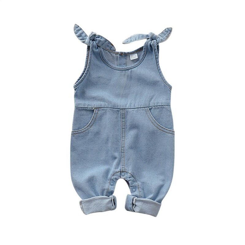 Summer Baby Clothes Set Girl Denim Romper Boys Jumpsuit Newborn Clothing Girls Outfit Infant Sleeveless Solid Overall, Default color
Summer Baby Clothes Set Girl Denim Romper Boys Jumpsuit Newborn Clothing Girls Outfit Infant Sleeveless Solid Overall, Default color