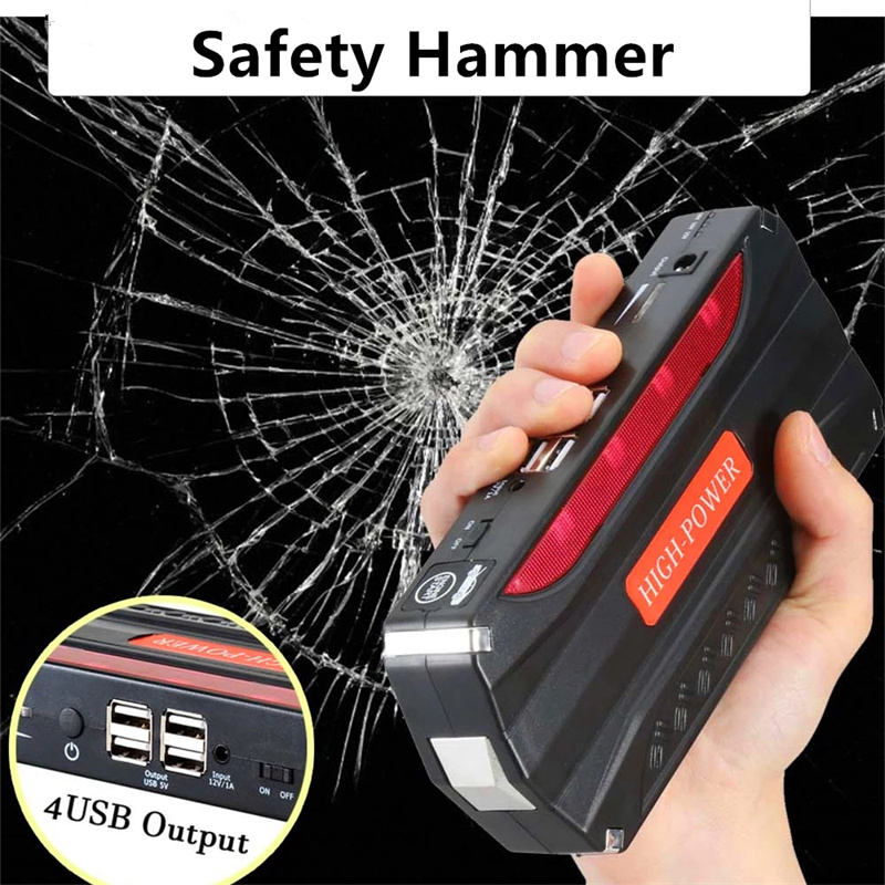 Emergency Car Jump Starter 12V Portable Power Bank Battery Charger Booster Starting Cable Device Diesel Petrol Auto LED
Emergency Car Jump Starter 12V Portable Power Bank Battery Charger Booster Starting Cable Device Diesel Petrol Auto LED