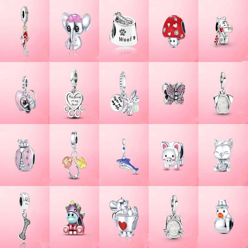 925 Sterling Silver Monkey Snake Beads Owl Charm Cat Charms Flower & Bee Pendant Fit Pandora Bracelet Jewelry DIY Gift
925 Sterling Silver Monkey Snake Beads Owl Charm Cat Charms Flower & Bee Pendant Fit Pandora Bracelet Jewelry DIY Gift