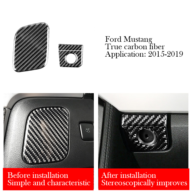 Fords Mustang Storage Button Real Carbon Fiber Decoration Sticker For 2015 2016 2017 2018 2019
Fords Mustang Storage Button Real Carbon Fiber Decoration Sticker For 2015 2016 2017 2018 2019
