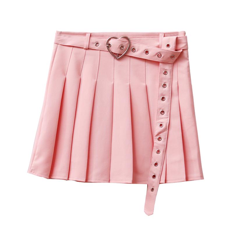 Skirts Heart Shape Waist Belt Summer Women' Japanese Style A-line Mini Skirt Pleated Autumn Saias 1235, 1235 black
Skirts Heart Shape Waist Belt Summer Women' Japanese Style A-line Mini Skirt Pleated Autumn Saias 1235, 1235 black