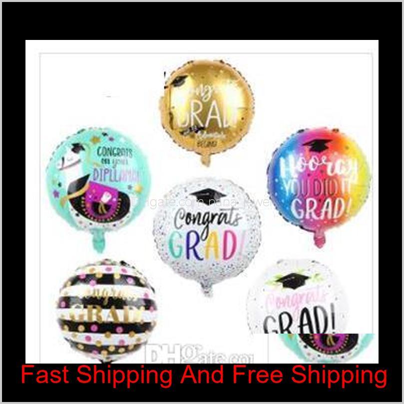 18" Congrats Grad Balloons Graduation Foil Balloons Graduation Gift Globos Back To School Decorations Birthday Party Supplies 50Pcs Ue 6Ch3X
18" Congrats Grad Balloons Graduation Foil Balloons Graduation Gift Globos Back To School Decorations Birthday Party Supplies 50Pcs Ue 6Ch3X