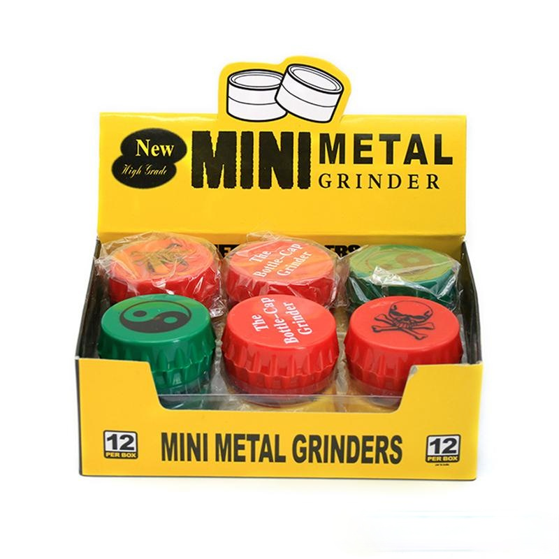 Smoking Accessories 2 layers Portable beer cap herb grinder mini sharp tooth grinder diameter of 48MM Creative grinderS
Smoking Accessories 2 layers Portable beer cap herb grinder mini sharp tooth grinder diameter of 48MM Creative grinderS