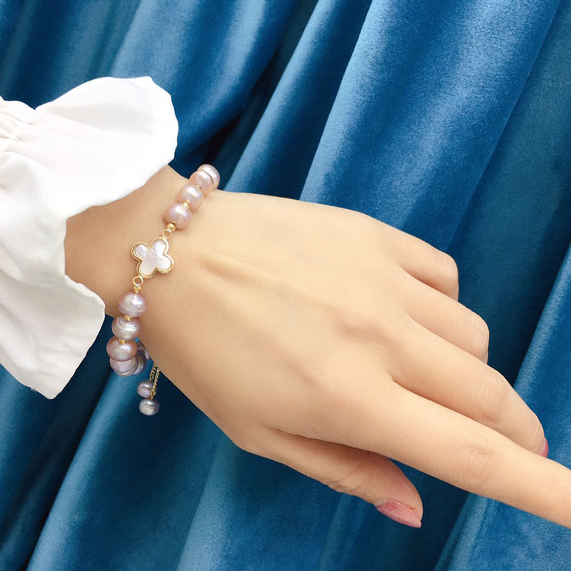 Freshwater pearl bracelet pink 7-8mm collocation of cross slip can be adjusted to send girlfriend gift fashion personality
Freshwater pearl bracelet pink 7-8mm collocation of cross slip can be adjusted to send girlfriend gift fashion personality