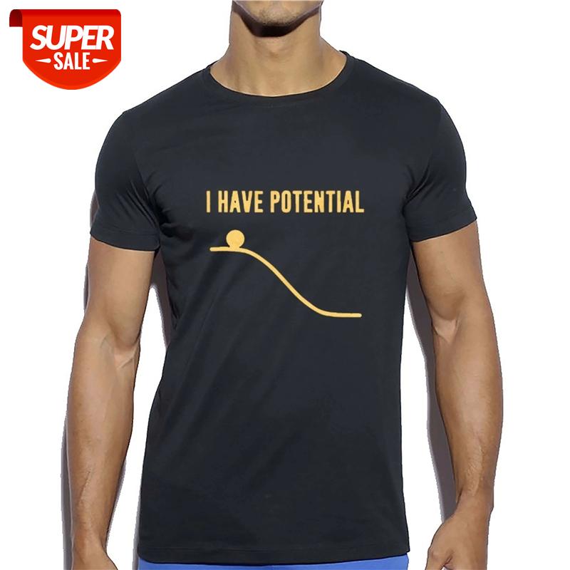 Funny Physics T Shirt ""i Have Potential"" Cool Design Men T Shirt Cotton Comfortable Leisure Tee Fashion Streetwear #5O7p, White;black
Funny Physics T Shirt ""i Have Potential"" Cool Design Men T Shirt Cotton Comfortable Leisure Tee Fashion Streetwear #5O7p, White;black