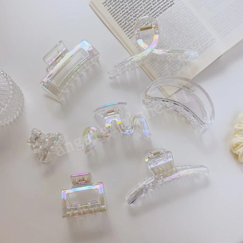 Fashion Geometry Colorful Hair Accessories Simple Transparent Resin Large Hairpin For Women Girls Crab hair Claw clips
Fashion Geometry Colorful Hair Accessories Simple Transparent Resin Large Hairpin For Women Girls Crab hair Claw clips
