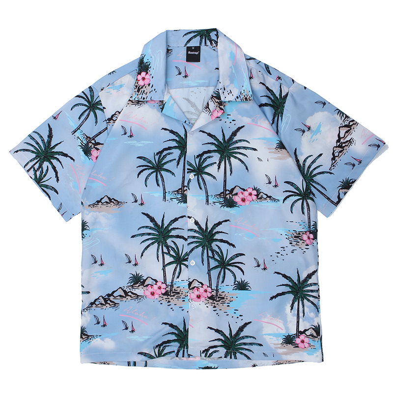 2021 New Harajuku Full Print Tress Short-sleeved Hawaiian Men's Hip Hop Loose Couple Casual Flower Summer Shirt Jzy2, Blue
2021 New Harajuku Full Print Tress Short-sleeved Hawaiian Men's Hip Hop Loose Couple Casual Flower Summer Shirt Jzy2, Blue