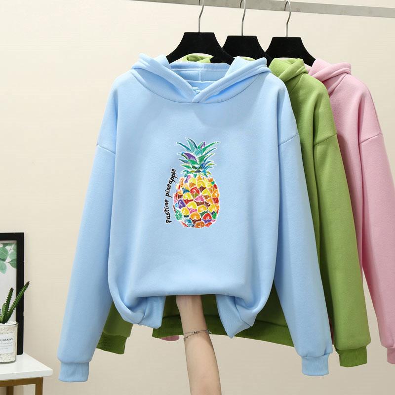 Women's Hoodies & Sweatshirts 6 Colors Oversized Hoodie Women Fashion Harajuku Bf Student Loose Class Clothes Pineapple Print Hooded Tops, Black
Women's Hoodies & Sweatshirts 6 Colors Oversized Hoodie Women Fashion Harajuku Bf Student Loose Class Clothes Pineapple Print Hooded Tops, Black