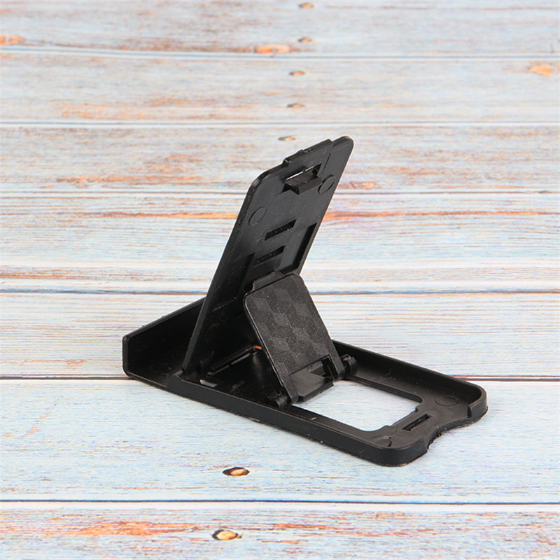 Universal Mini Cell Phone Mounts Holders Foldable Adjustable Plastic Stand Cradle Compact For Mobile iPhone Cellphone Accessories
