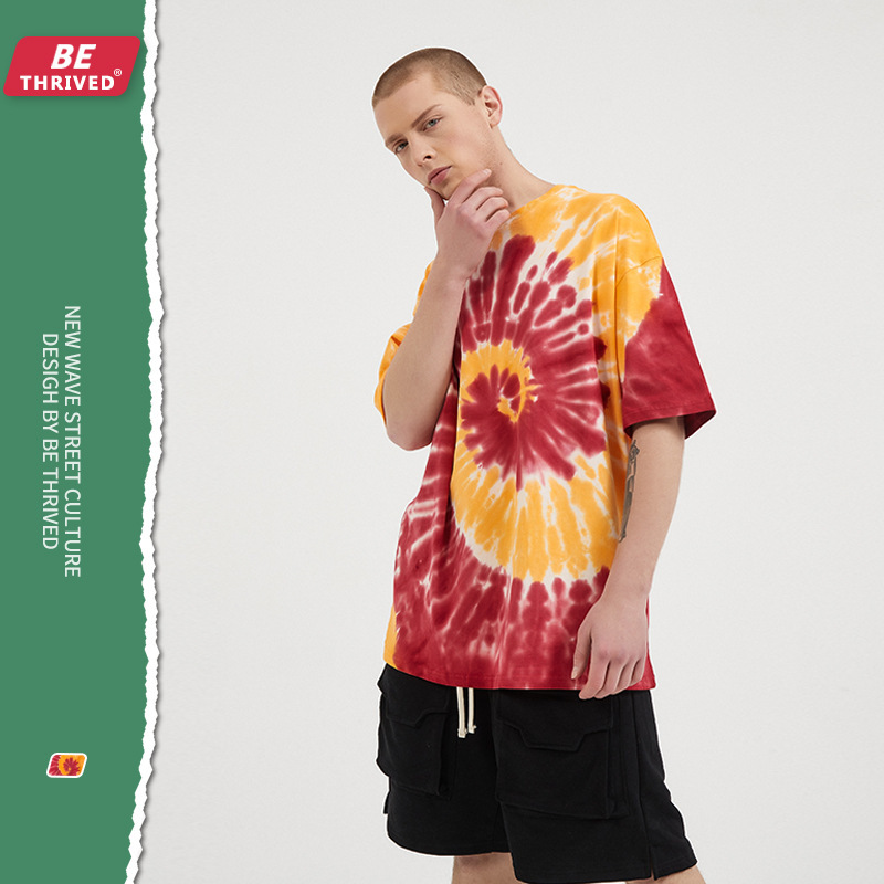 be men's wear - 2021 summer new two color vortex tie dye loose short sve subculture high street trendy t-shirt, White;black
be men's wear - 2021 summer new two color vortex tie dye loose short sve subculture high street trendy t-shirt, White;black