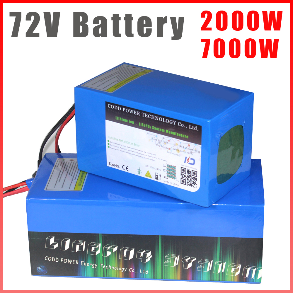 72V Electric bike Battery Pack 72V 2000W 3000W 5000W Electric Scooter Battery 72V 20Ah 30Ah 40Ah 60Ah Lithium batttery
72V Electric bike Battery Pack 72V 2000W 3000W 5000W Electric Scooter Battery 72V 20Ah 30Ah 40Ah 60Ah Lithium batttery