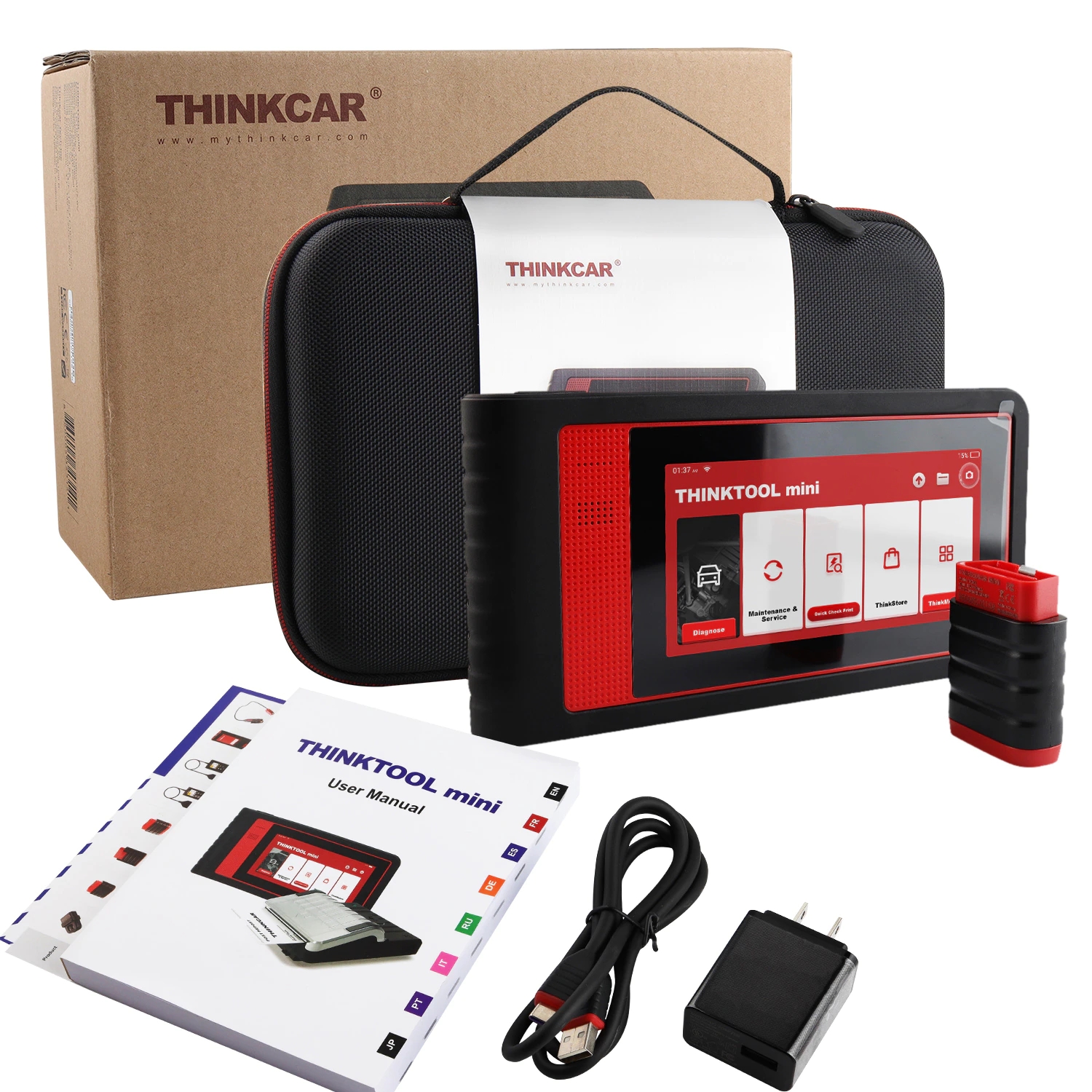 Thinktool Mini Lifetime Free All Cars Diagnostic Tools 28 Resets Full Systems Obd2 Scanner for Auto TPMS Wifi Bluetooth Tester
Thinktool Mini Lifetime Free All Cars Diagnostic Tools 28 Resets Full Systems Obd2 Scanner for Auto TPMS Wifi Bluetooth Tester