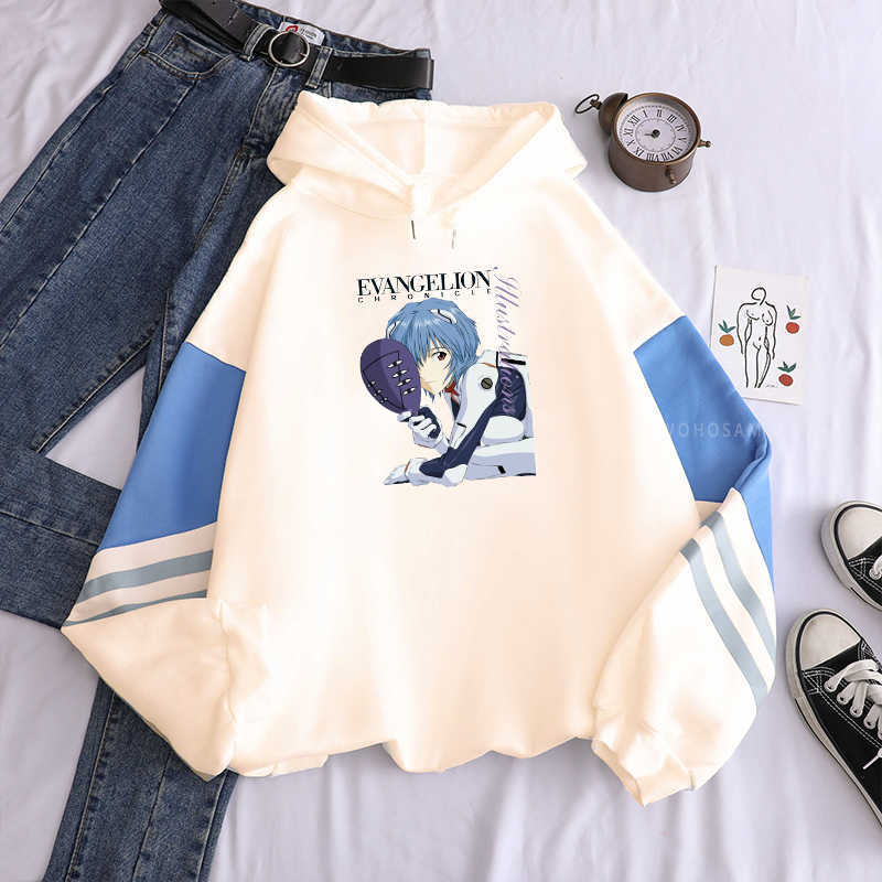 Latest Anime Evangelion Ayanami Rei Printing Hoodies Harajuku Cartoon Manga Street Unisex Oversized Winter Patchwork Sweatshirts Y0804, Blue
Latest Anime Evangelion Ayanami Rei Printing Hoodies Harajuku Cartoon Manga Street Unisex Oversized Winter Patchwork Sweatshirts Y0804, Blue